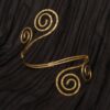 Ladies Brass Grecian Arm Band - Angel Jewelry