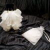 Signature White Feather Earrings - Image 3
